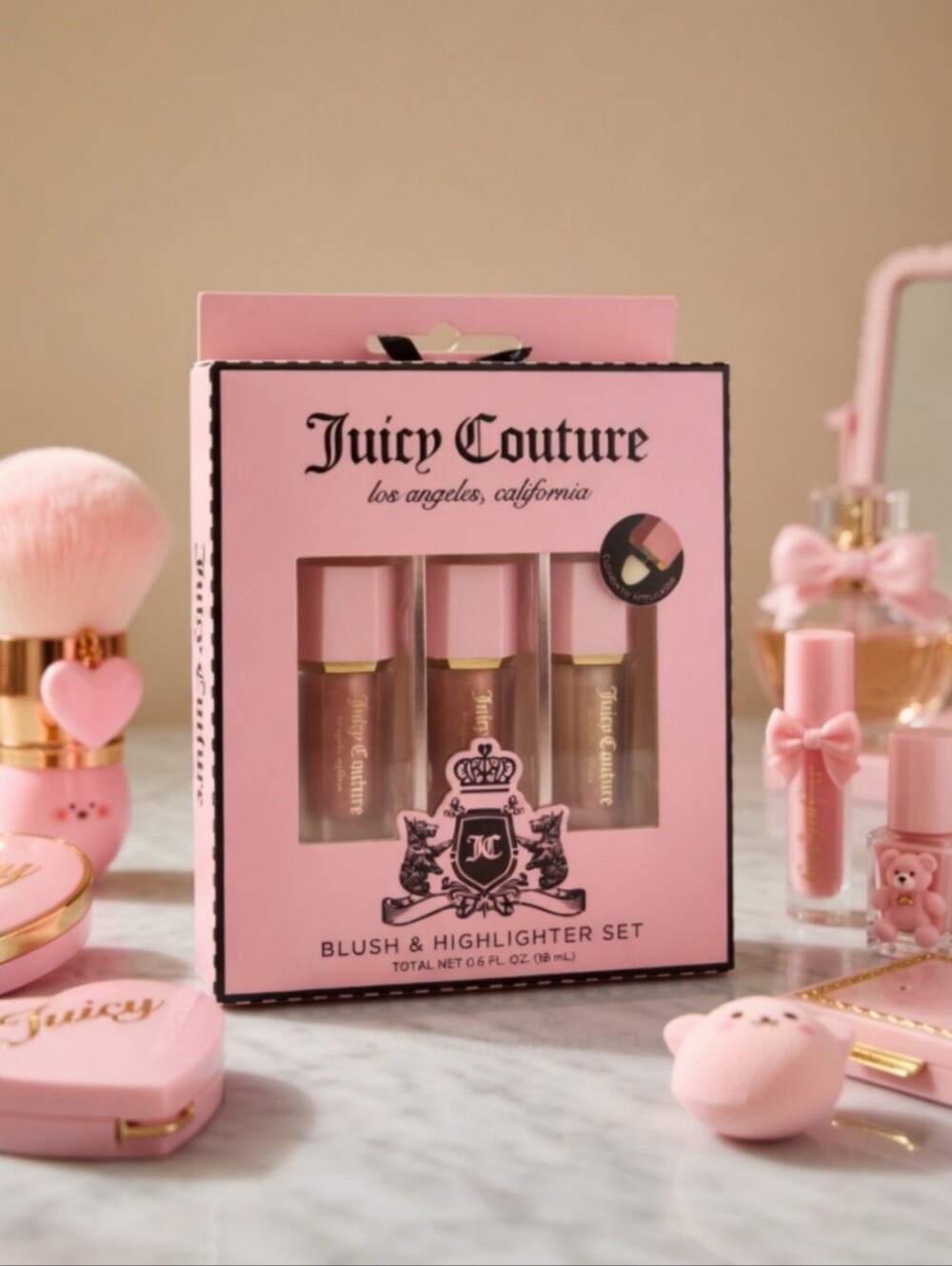 Juicy Couture Blush & Highlighter Set